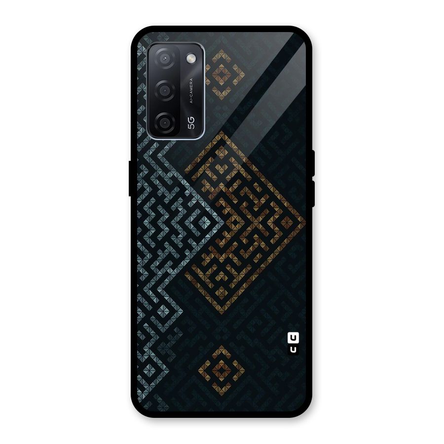 Smart Maze Glass Back Case for Oppo A53s 5G