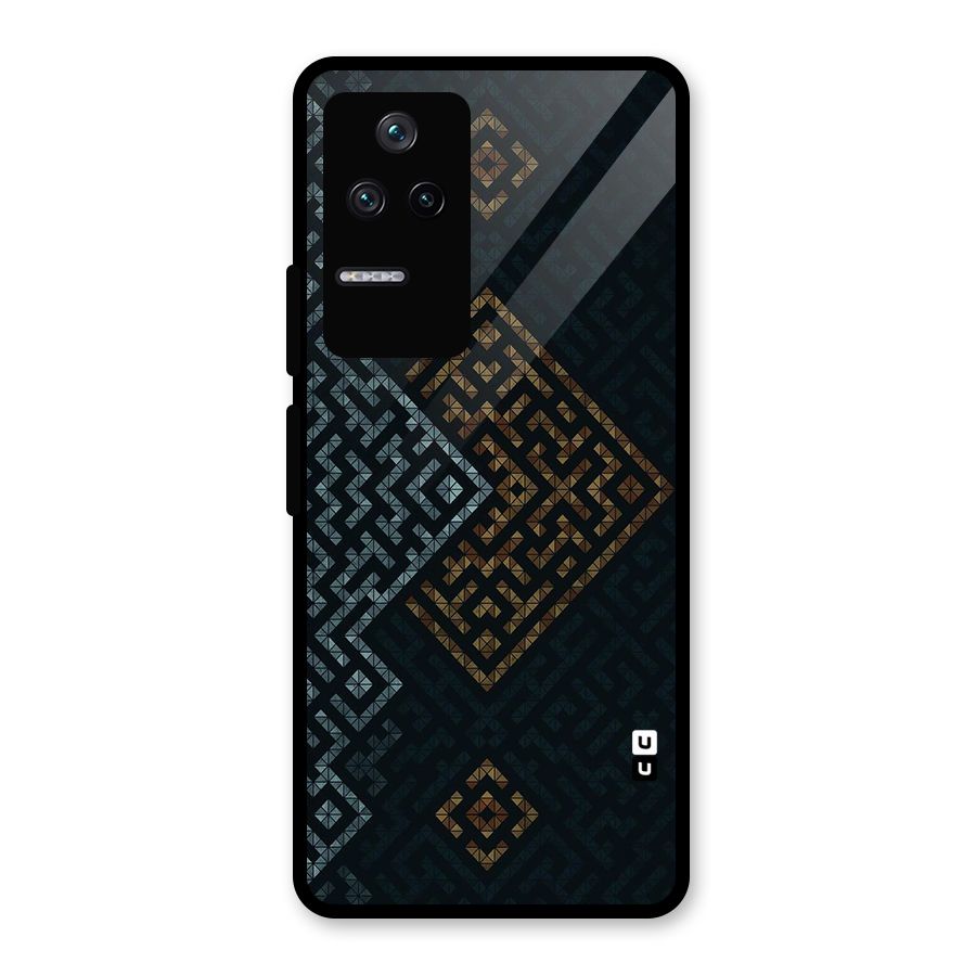 Smart Maze Glass Back Case for Poco F4 5G