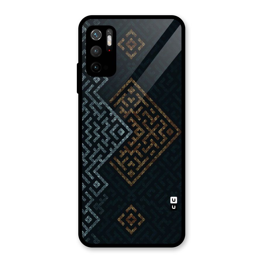 Smart Maze Glass Back Case for Poco M3 Pro 5G