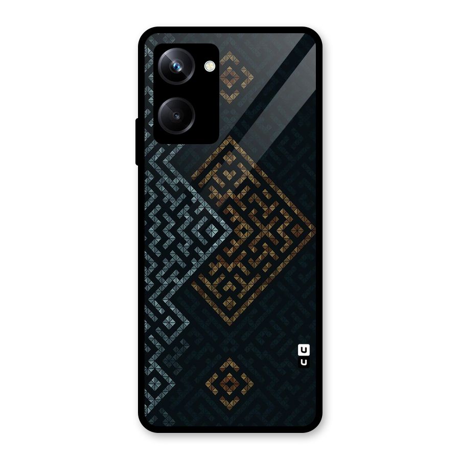 Smart Maze Glass Back Case for Realme 10 Pro