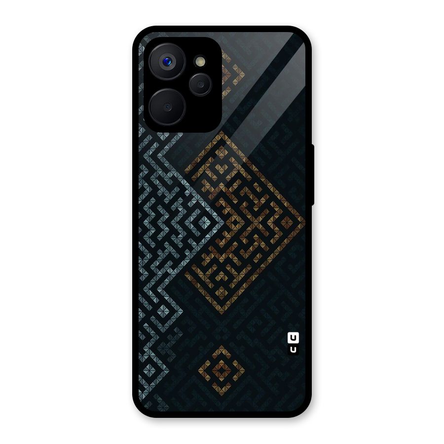 Smart Maze Glass Back Case for Realme 9i 5G