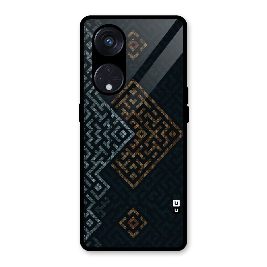 Smart Maze Glass Back Case for Reno8 T 5G