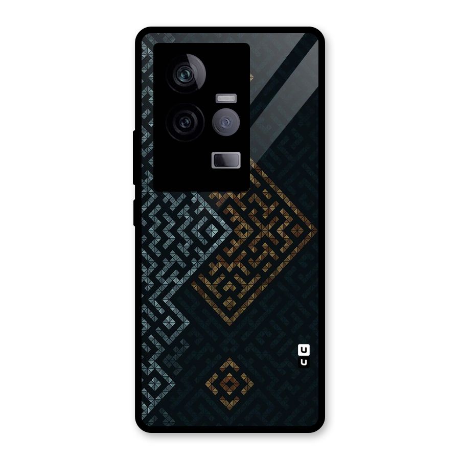 Smart Maze Glass Back Case for Vivo iQOO 11 5G