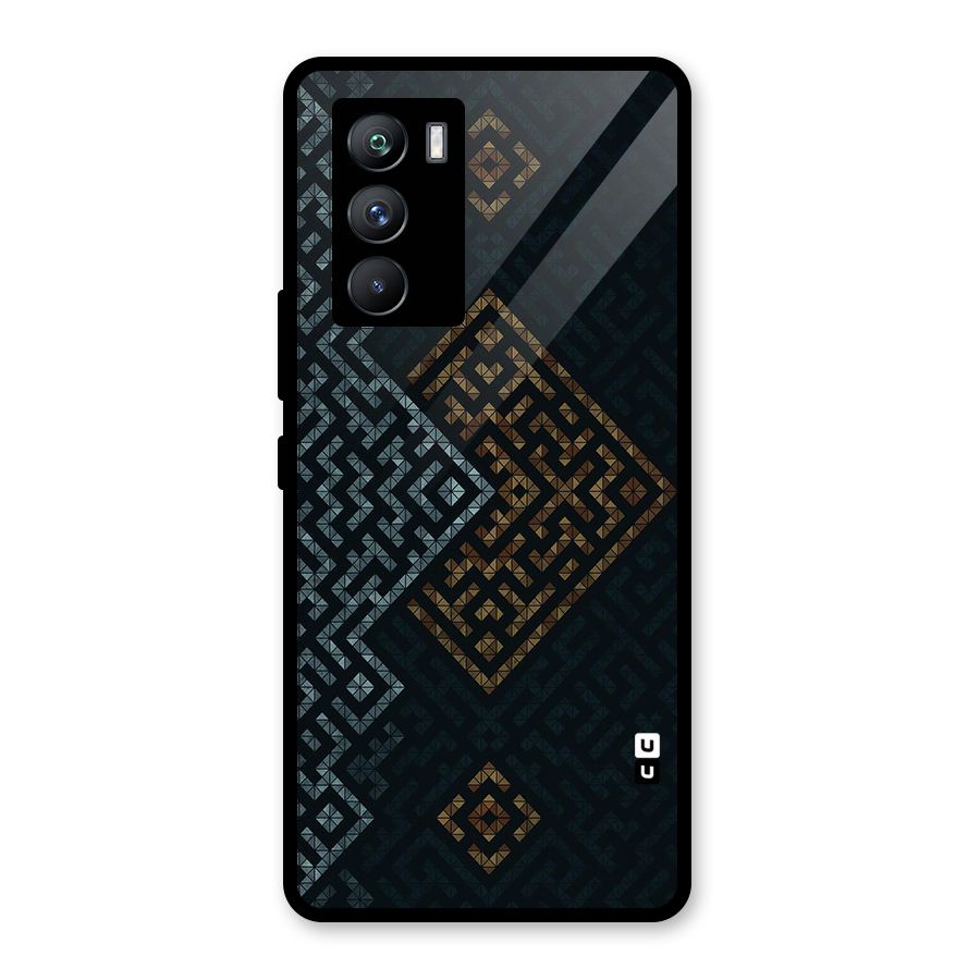 Smart Maze Glass Back Case for Vivo iQOO 9 SE