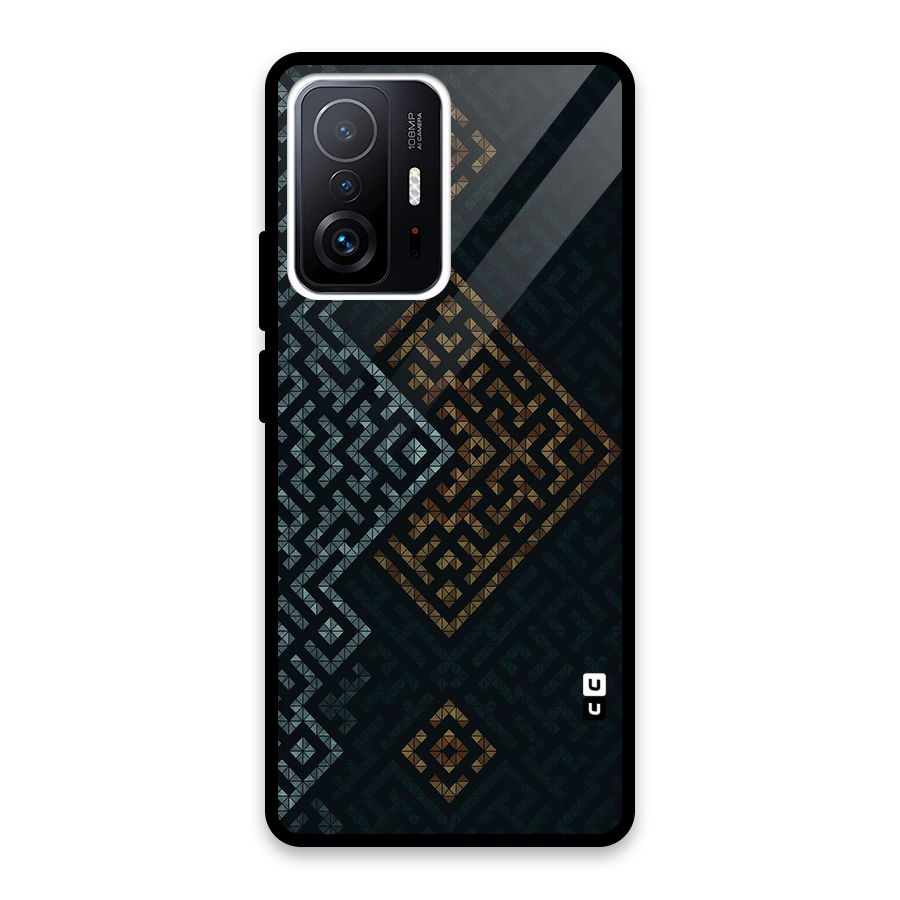 Smart Maze Glass Back Case for Xiaomi 11T Pro