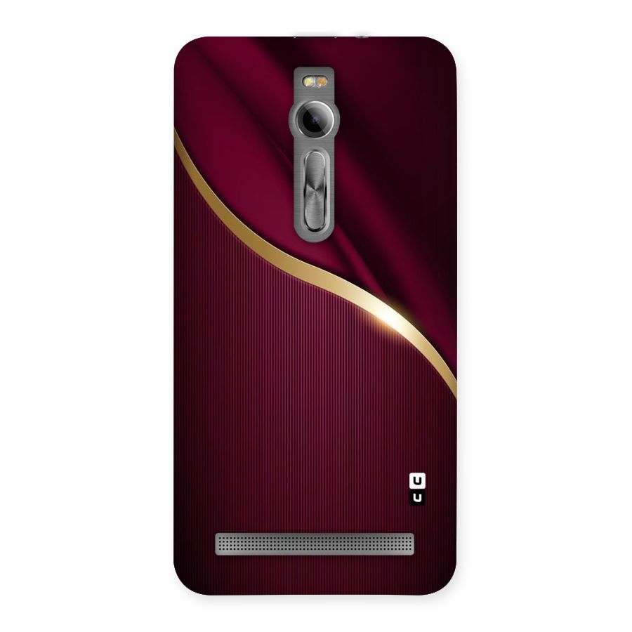 Smooth Maroon Back Case for Asus Zenfone 2