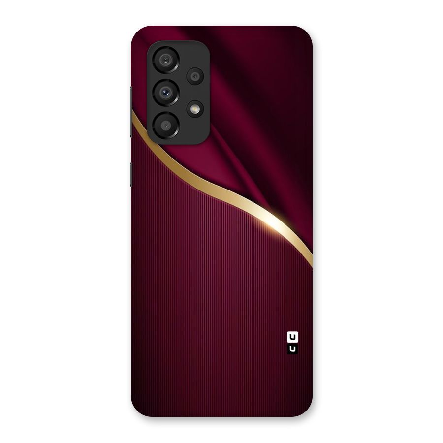 Smooth Maroon Back Case for Galaxy A33 5G