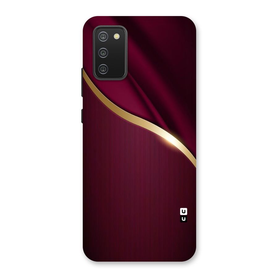 Smooth Maroon Back Case for Galaxy M02s