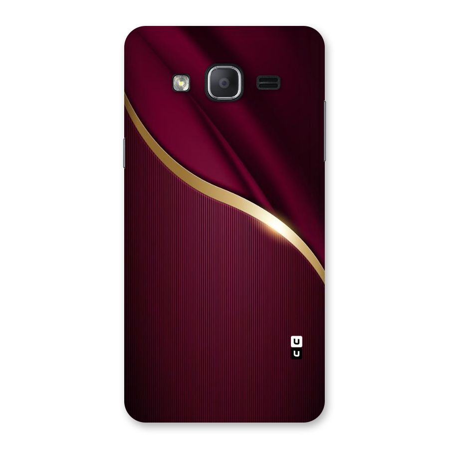 Smooth Maroon Back Case for Galaxy On7 2015