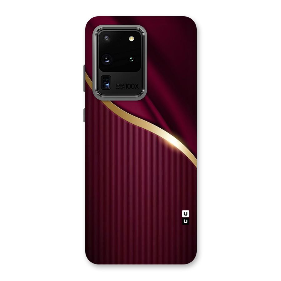 Smooth Maroon Back Case for Galaxy S20 Ultra