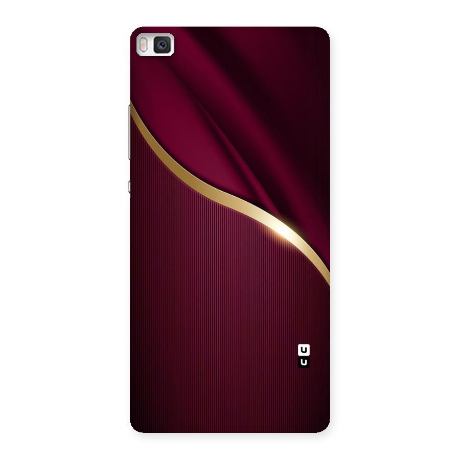 Smooth Maroon Back Case for Huawei P8