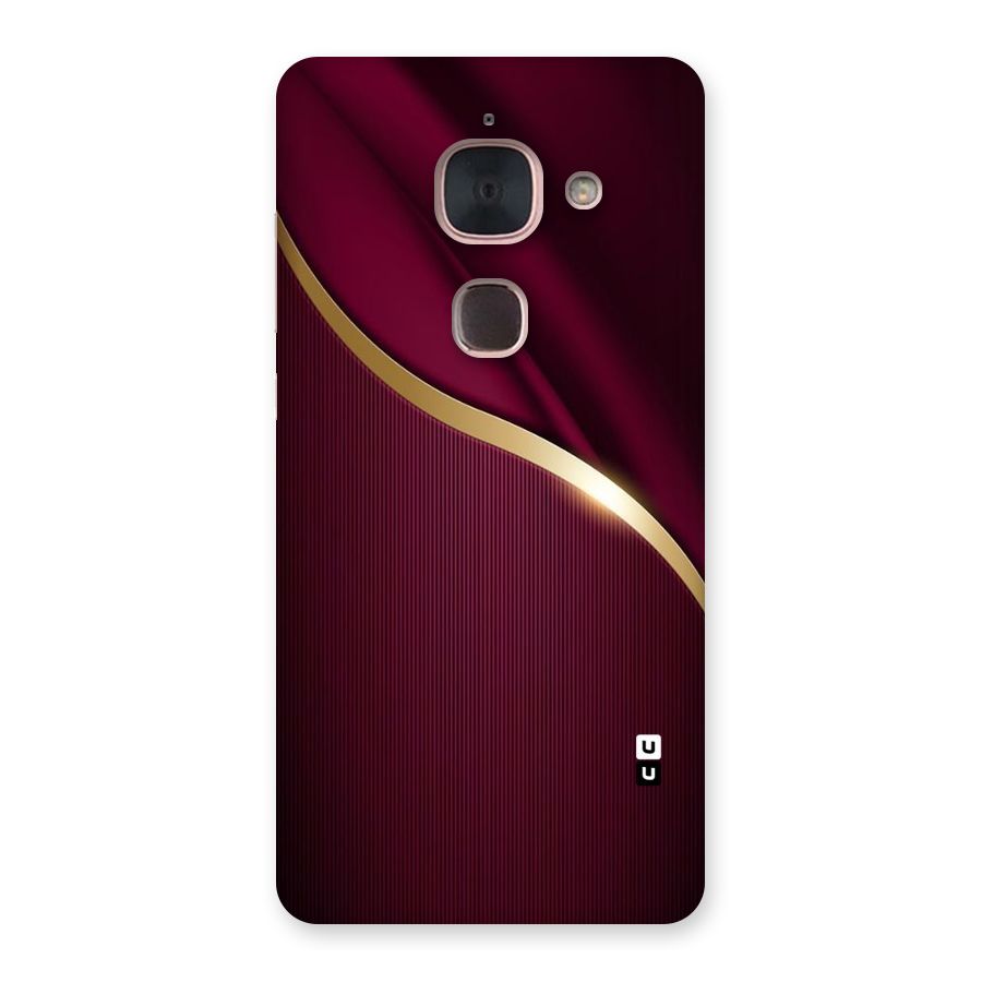 Smooth Maroon Back Case for Le Max 2