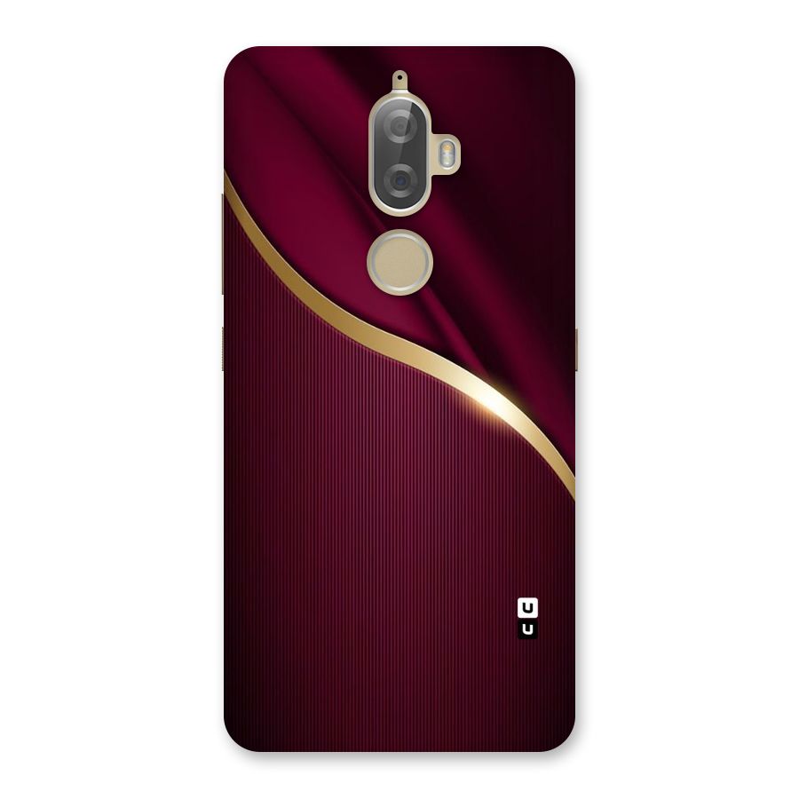 Smooth Maroon Back Case for Lenovo K8 Plus