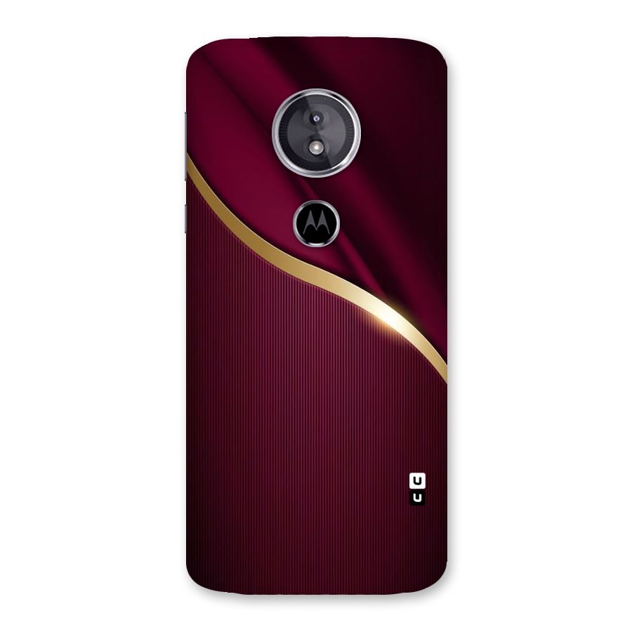 Smooth Maroon Back Case for Moto E5