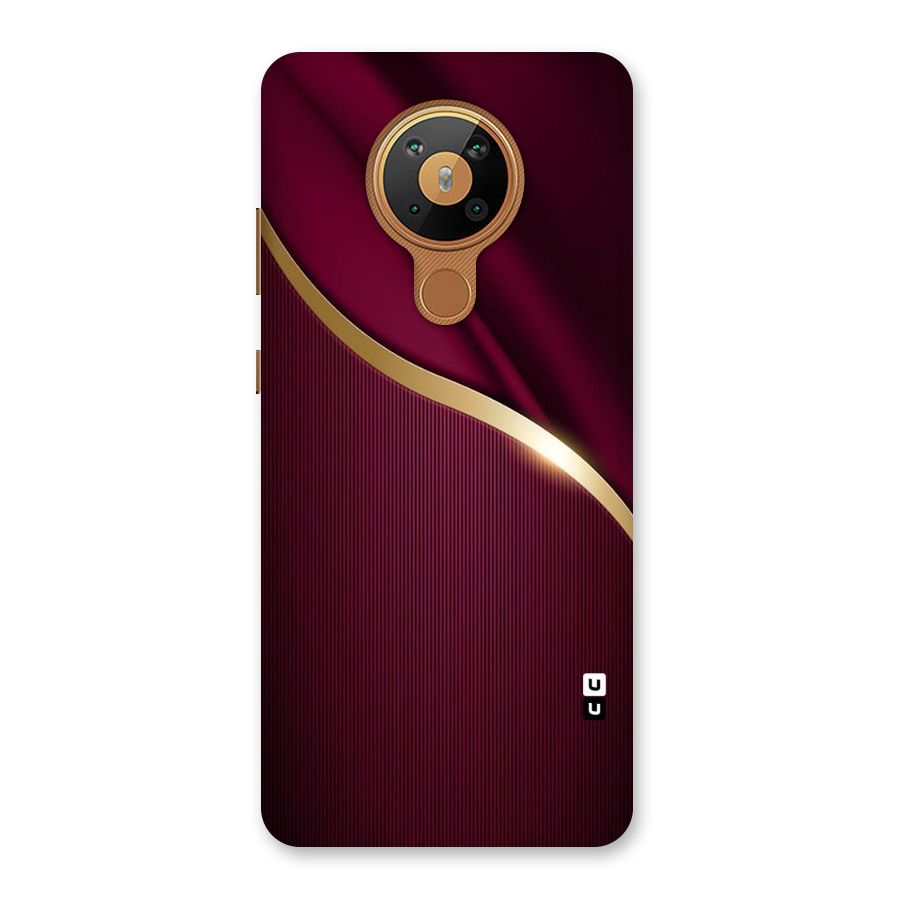 Smooth Maroon Back Case for Nokia 5.3