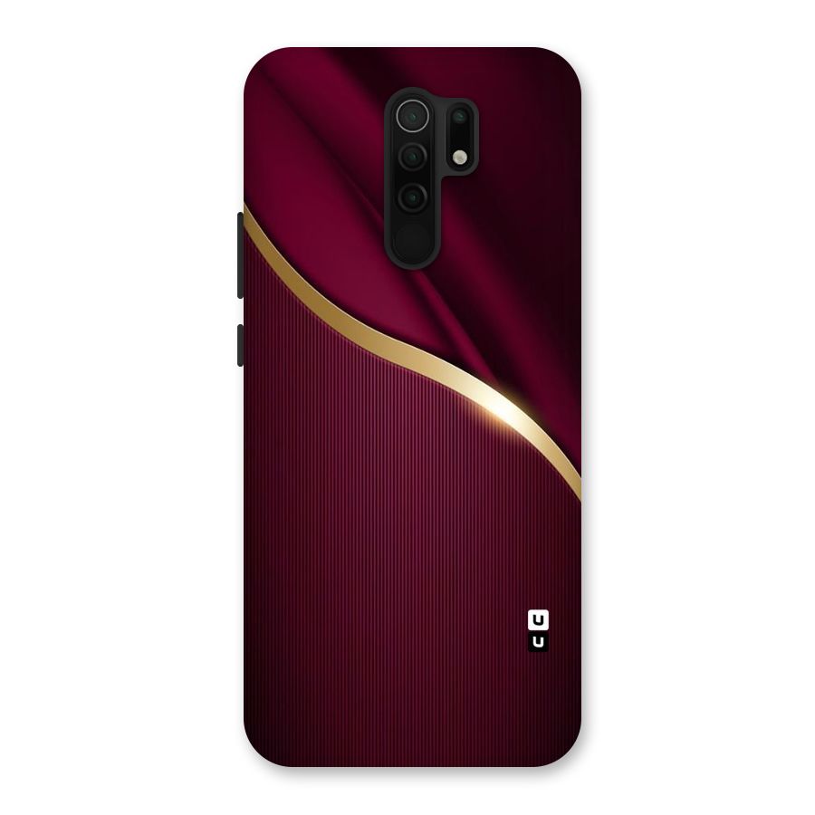 Smooth Maroon Back Case for Poco M2