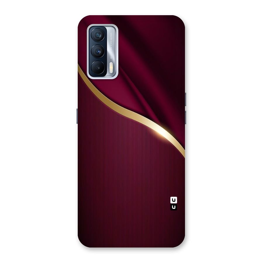 Smooth Maroon Back Case for Realme X7
