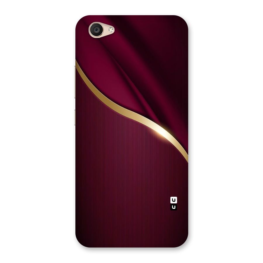 Smooth Maroon Back Case for Vivo V5 Plus