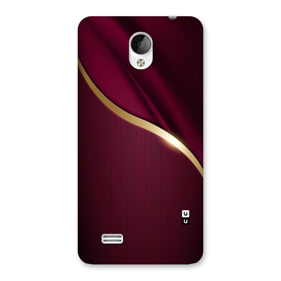 Smooth Maroon Back Case for Vivo Y21