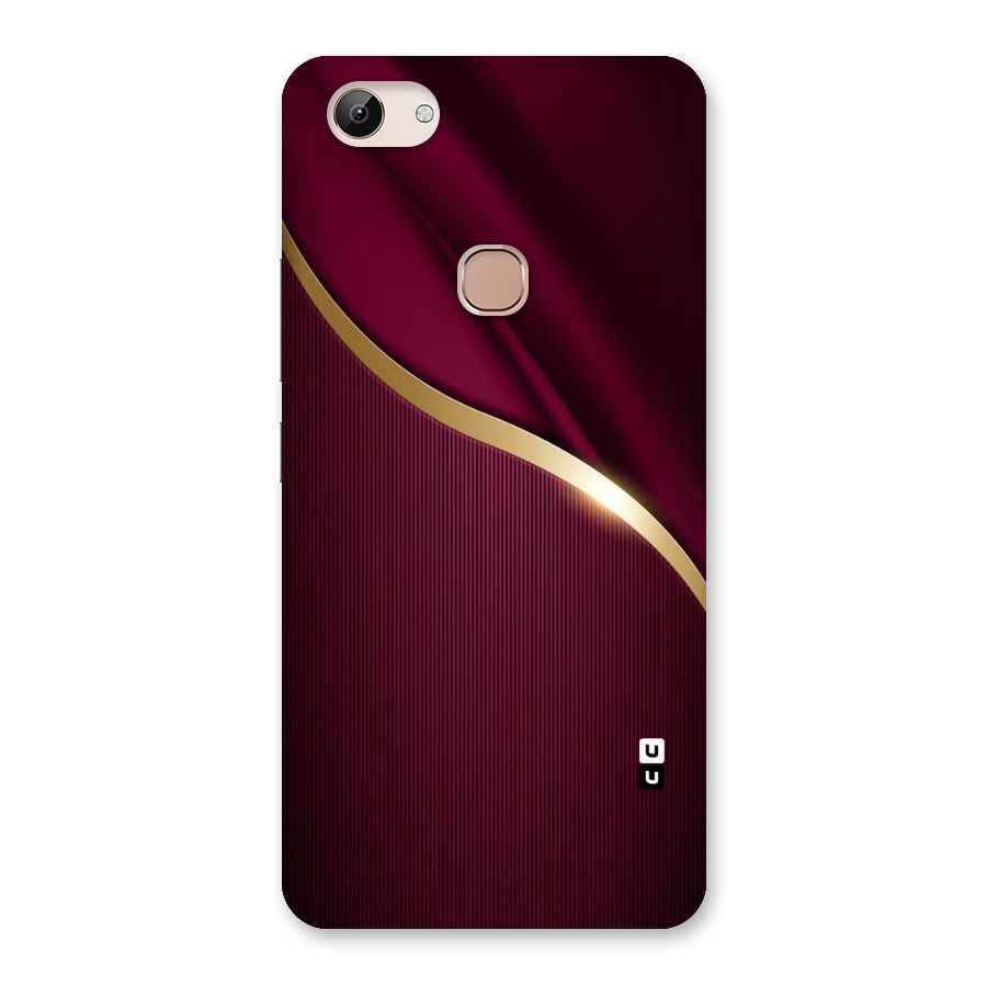Smooth Maroon Back Case for Vivo Y83