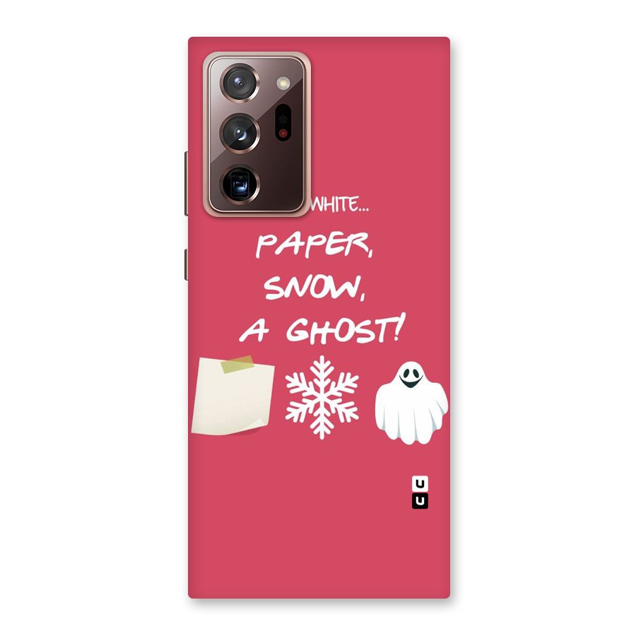 Snow Paper Back Case for Galaxy Note 20 Ultra