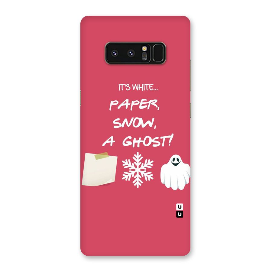 Snow Paper Back Case for Galaxy Note 8