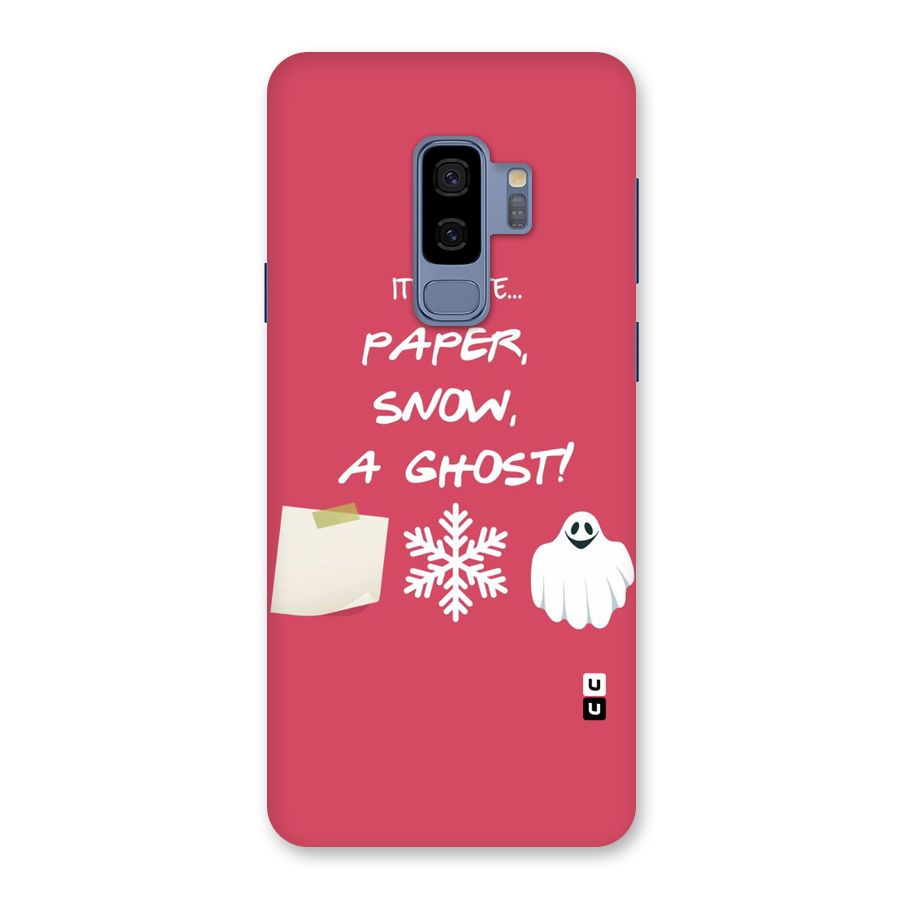 Snow Paper Back Case for Galaxy S9 Plus
