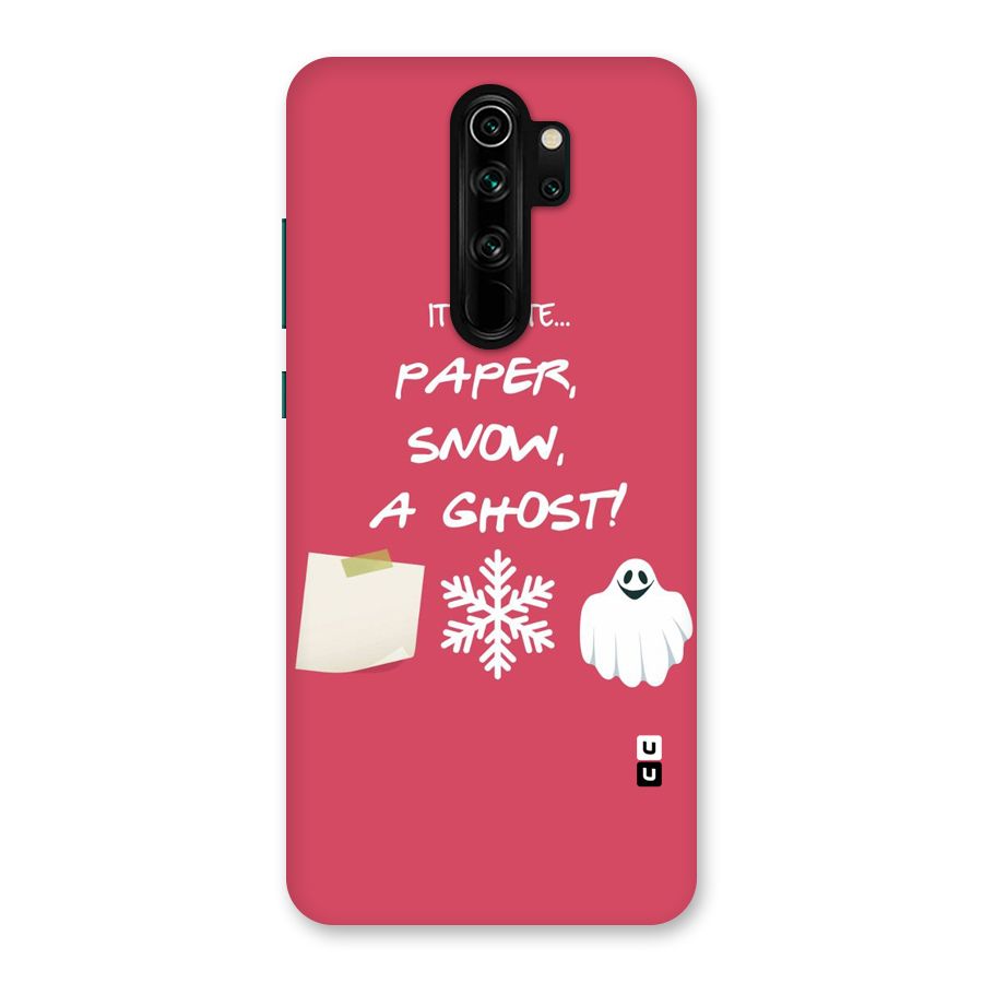 Snow Paper Back Case for Redmi Note 8 Pro