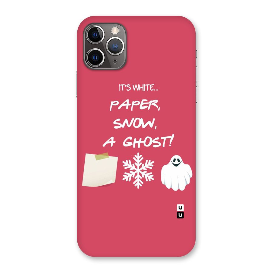 Snow Paper Back Case for iPhone 11 Pro Max