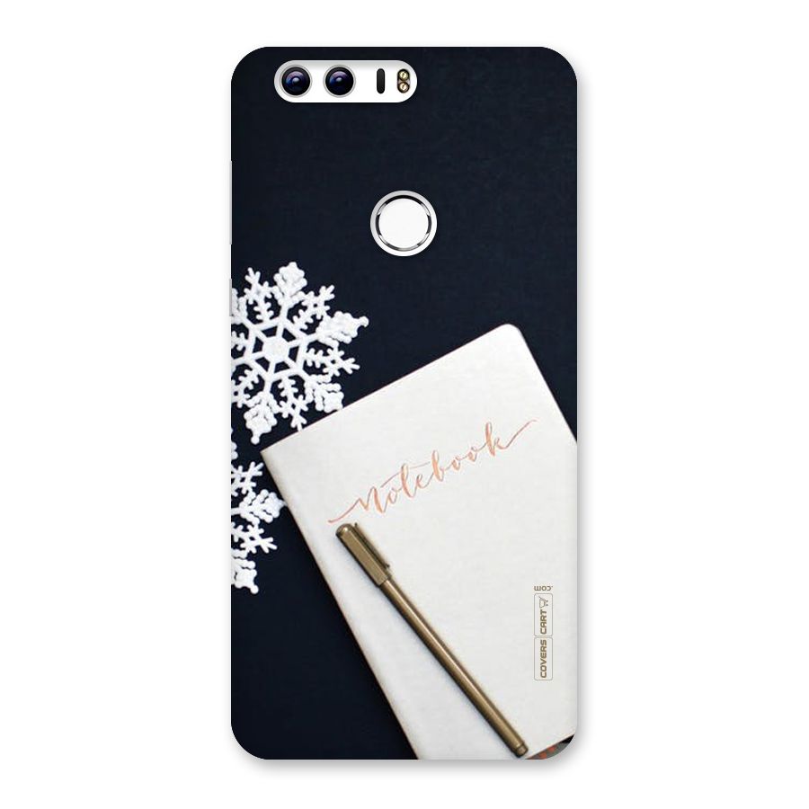 Snowflake Notebook Back Case for Honor 8