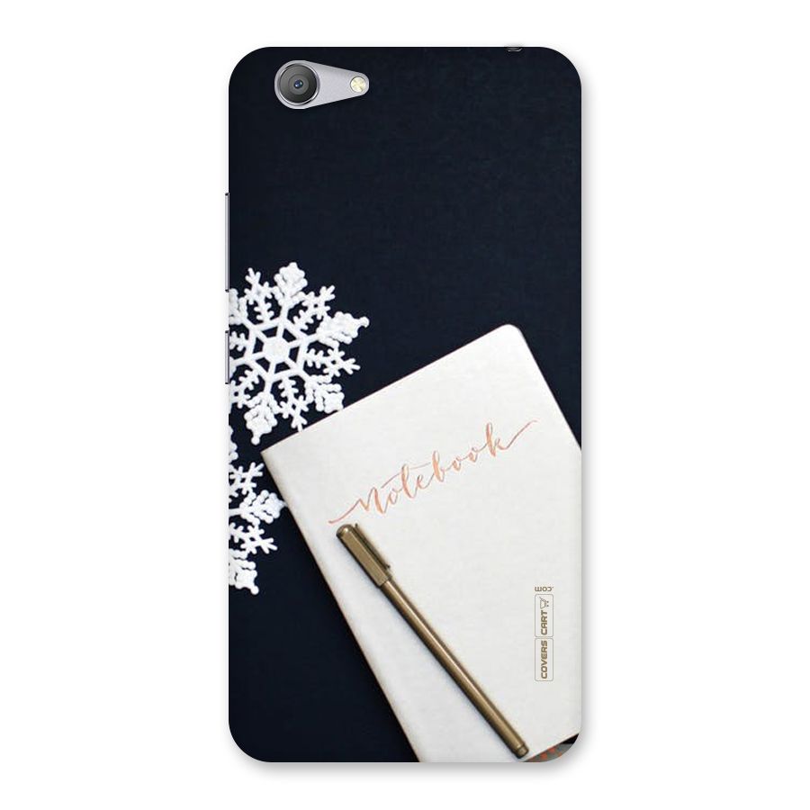Snowflake Notebook Back Case for Vivo Y53
