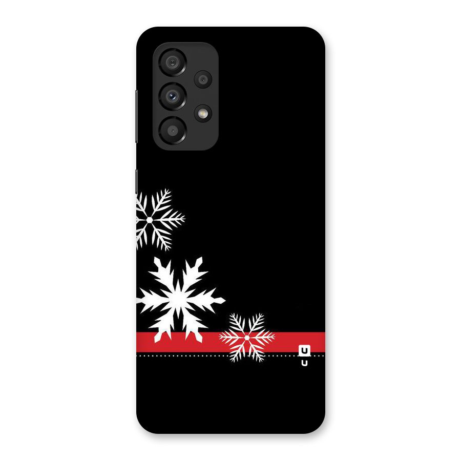 Snowflake Ribbon Back Case for Galaxy A33 5G