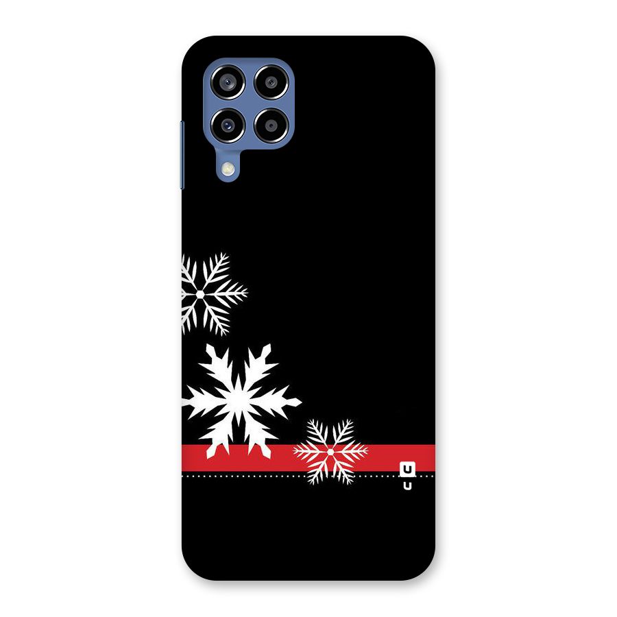 Snowflake Ribbon Back Case for Galaxy M53 5G