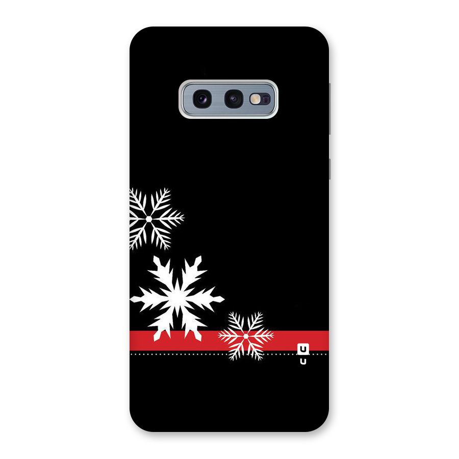 Snowflake Ribbon Back Case for Galaxy S10e