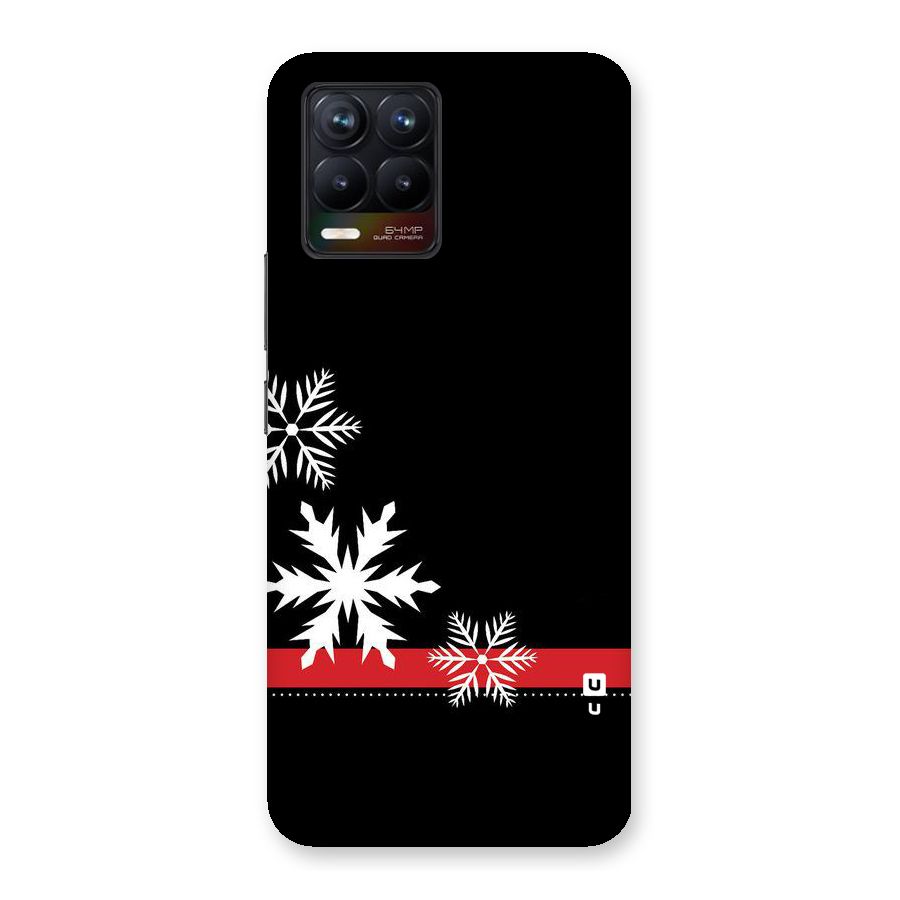 Snowflake Ribbon Back Case for Realme 8