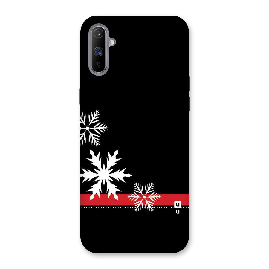 Snowflake Ribbon Back Case for Realme C3