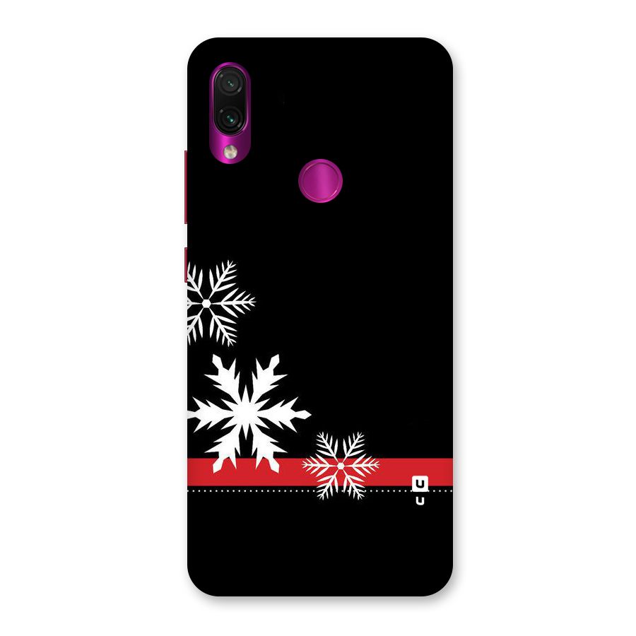 Snowflake Ribbon Back Case for Redmi Note 7 Pro
