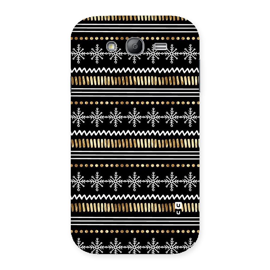 Snowflakes Gold Back Case for Galaxy Grand Neo