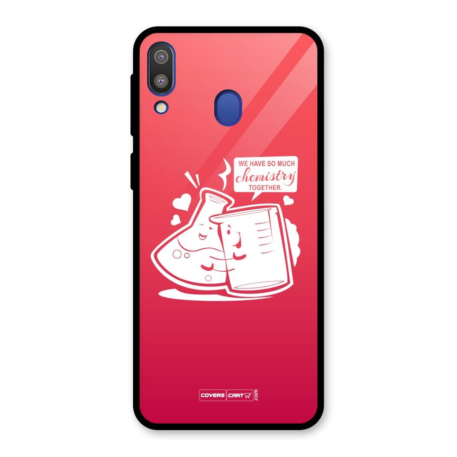 So Much Chemistry Glass Back Case for Galaxy M20
