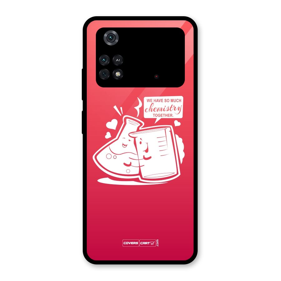 So Much Chemistry Glass Back Case for Poco M4 Pro 4G
