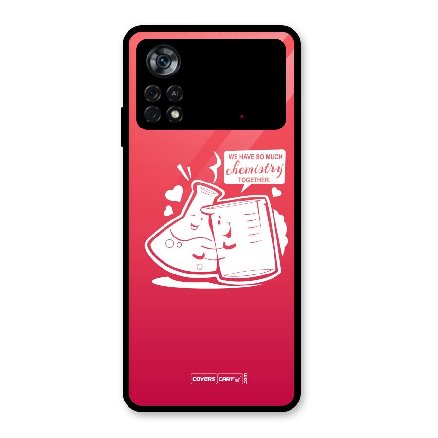 So Much Chemistry Glass Back Case for Poco X4 Pro 5G