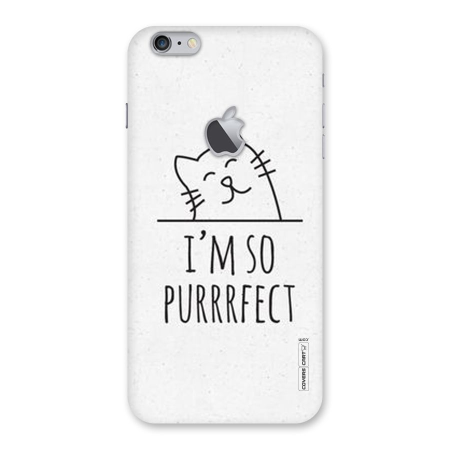 So Purrfect Back Case for iPhone 6 Plus 6S Plus Logo Cut