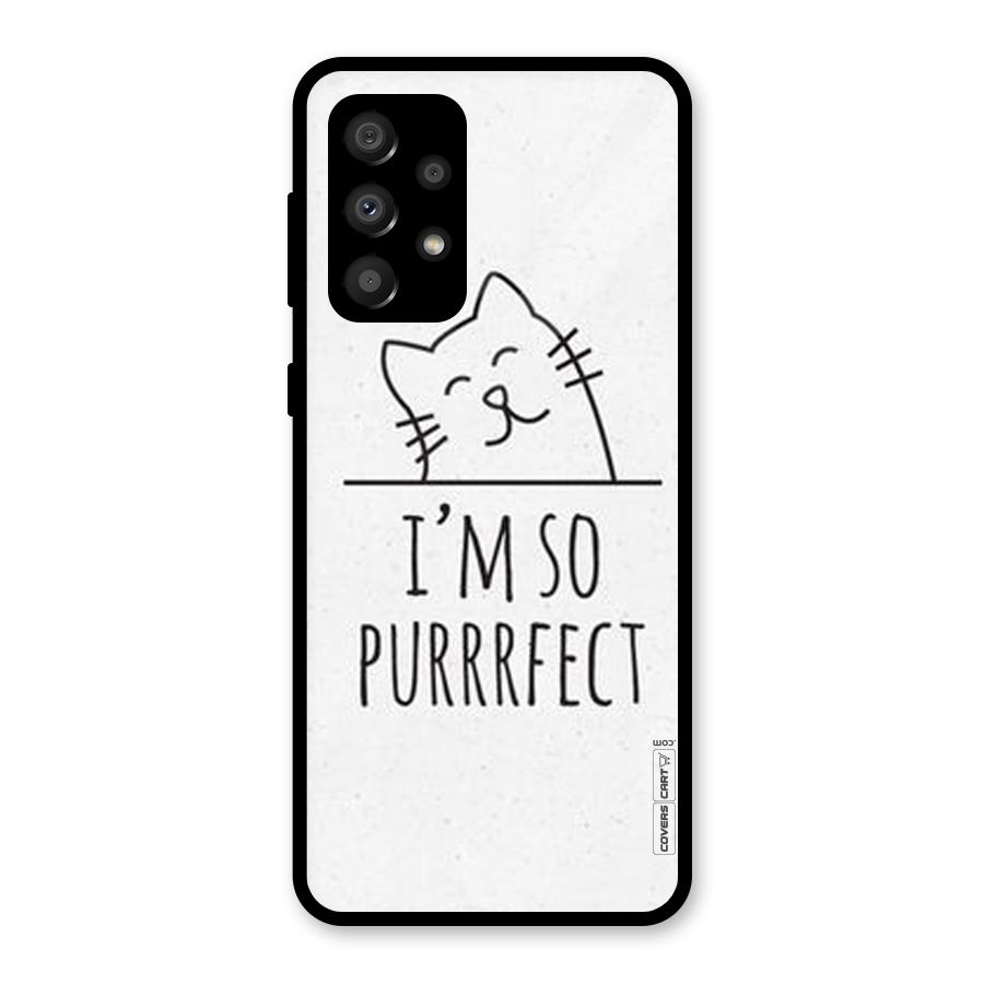 So Purrfect Glass Back Case for Galaxy A32