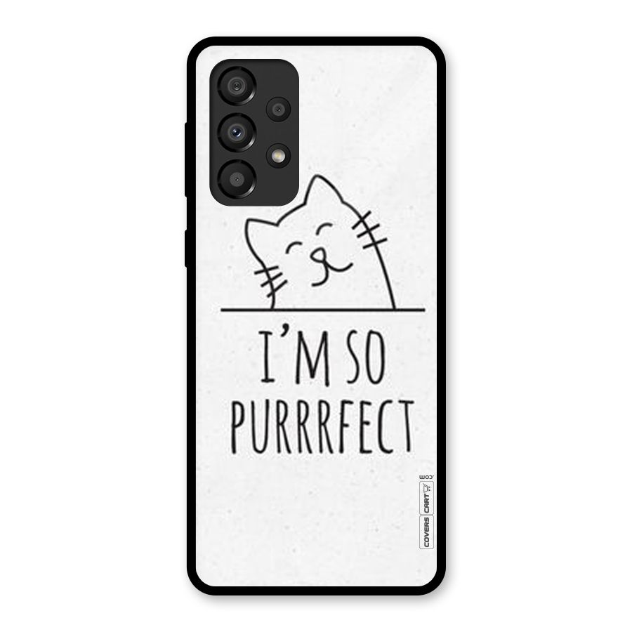 So Purrfect Glass Back Case for Galaxy A33 5G