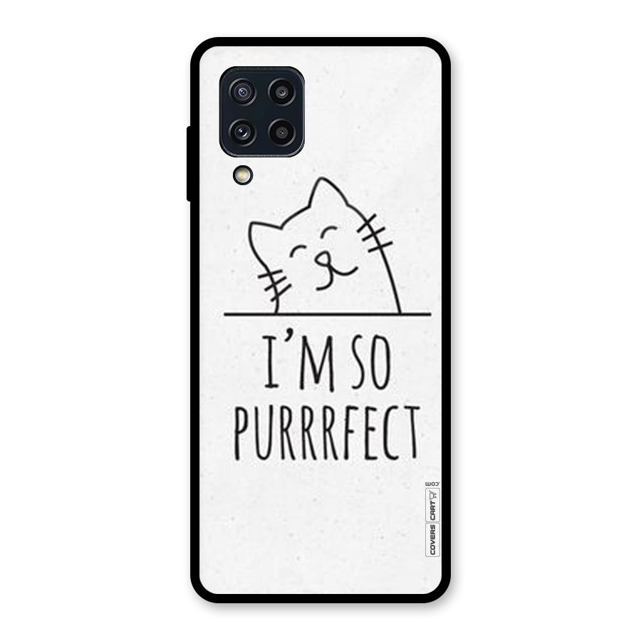 So Purrfect Glass Back Case for Galaxy M32