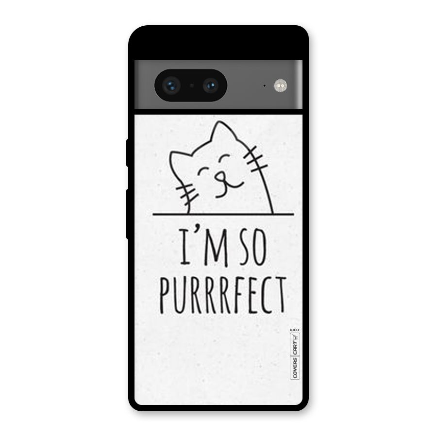 So Purrfect Glass Back Case for Google Pixel 7