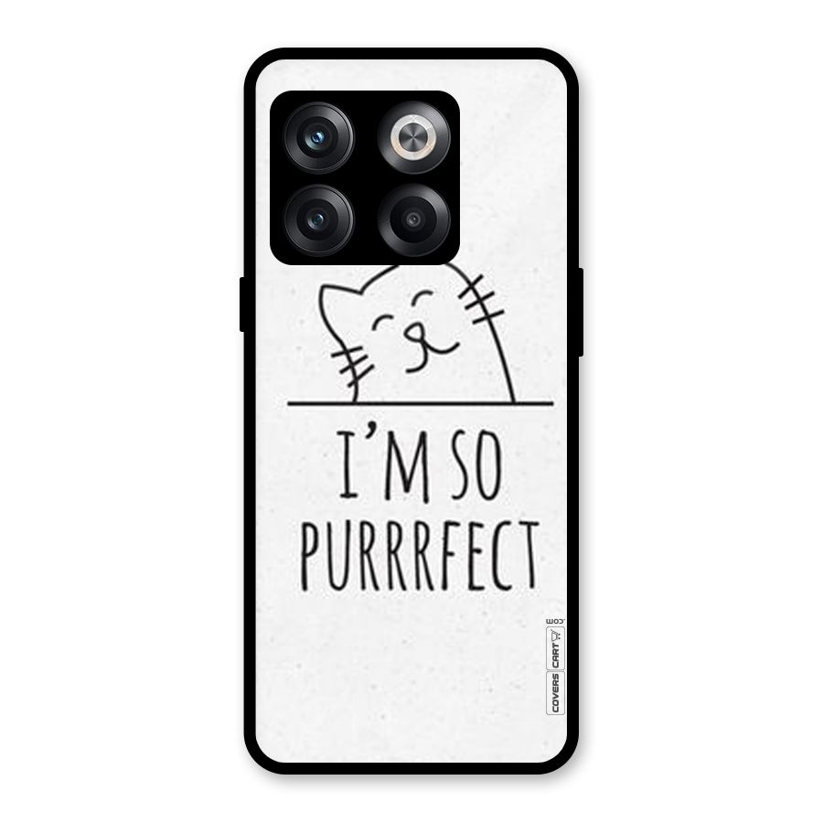So Purrfect Glass Back Case for OnePlus 10T