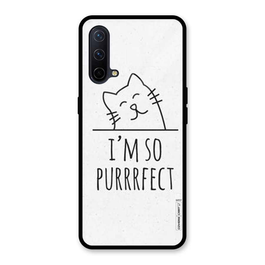 So Purrfect Glass Back Case for OnePlus Nord CE 5G