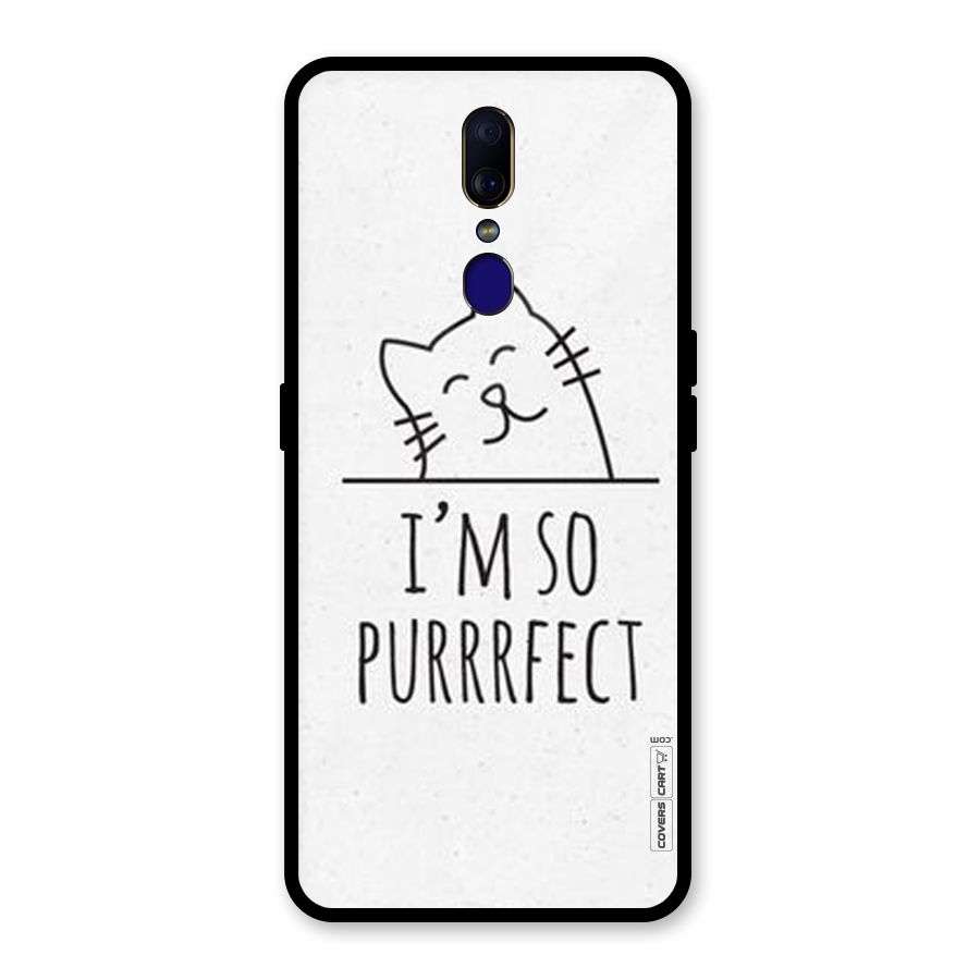 So Purrfect Glass Back Case for Oppo F11