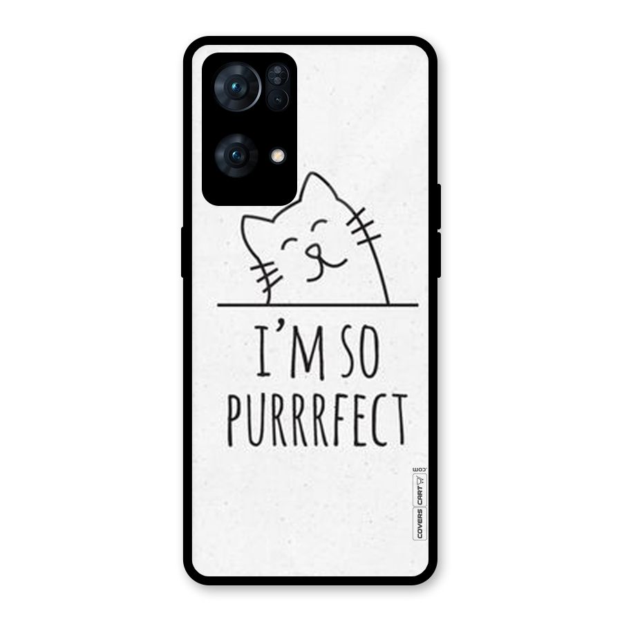So Purrfect Glass Back Case for Oppo Reno7 Pro 5G